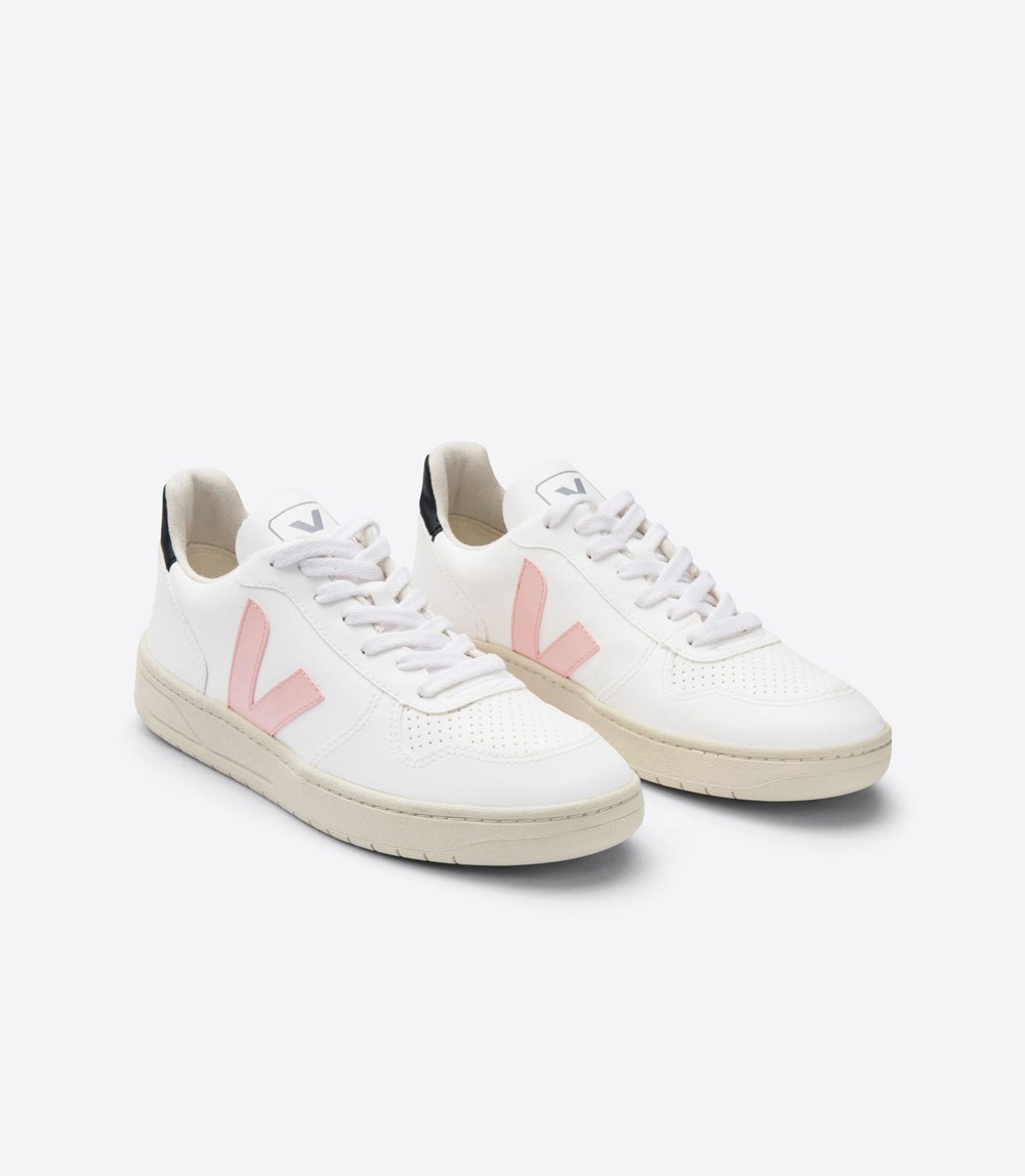 Veja Trainers Womens White - V-10 Cwl - SDBP-14582